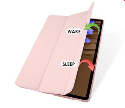 Imagem de Capa Smart Rosa + Teclado Bluetooth P/ Tablet Galaxy S8 Ultra 14.6 X900