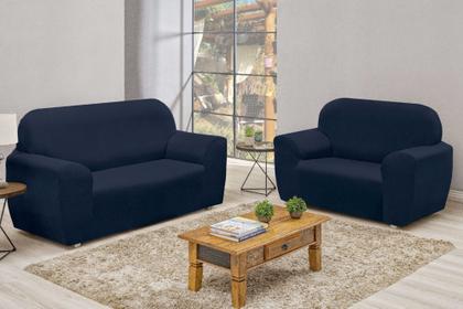 Imagem de CAPA SOFA  3/2 LUGARES LISA Acompanha Tarugo para melhor fixacão da capa