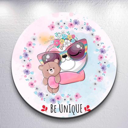 Imagem de Capa Sublimada p/ Painel Redondo Tema Ursinhos Diversificados Tamanhos Mini Grande Festa Infantil De