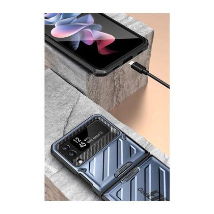 Imagem de Capa SupCase com coldre e clip p/ Galaxy Z Flip 4 - Preta