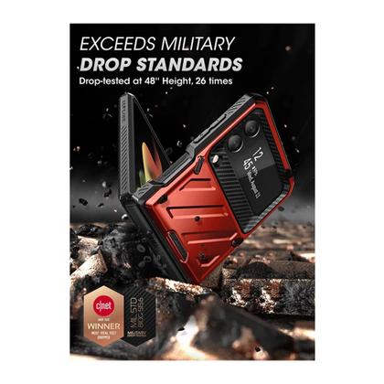 Imagem de Capa SupCase com coldre e clip p/ Galaxy Z Flip 4 - Preta