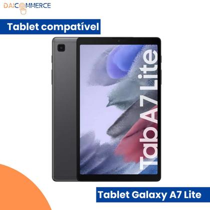 Imagem de Capa Suporte P/ Tablet Samsung Tab A7 Lite + Teclado e Mouse Bluetooth