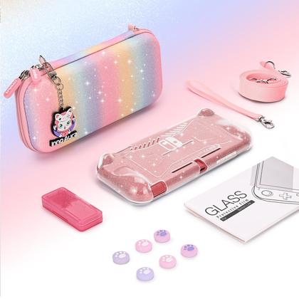 Imagem de Capa Switch Lite InnoAura com estojo de transporte e acessórios