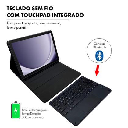 Imagem de Capa Tab A9+ Plus 11 Polegadas Case Teclado Touchpad Smart Anti Impacto Premium