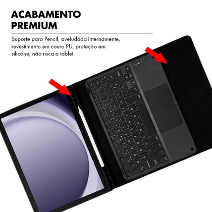 Imagem de Capa Tab A9+ Plus 11 Polegadas Case Teclado Touchpad Smart Anti Impacto Premium