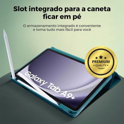 Imagem de Capa Tablet A9+ Plus 11 Polegadas Smart Fundo Opaco Porta Pencil Antiqueda + Pelicula