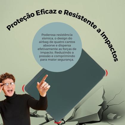 Imagem de Capa Tablet A9+ Plus 11 Polegadas Smart Fundo Opaco Porta Pencil Antiqueda + Pelicula