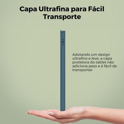 Imagem de Capa Tablet A9+ Plus 11 Polegadas Smart Fundo Opaco Porta Pencil Antiqueda + Pelicula