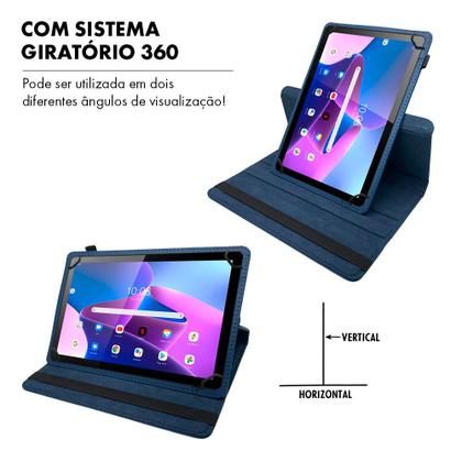 Imagem de Capa Tablet Lenovo Tab M10 Geração 3 10.1 Polegadas Giratória Anti Impacto Encaixe Perfeito Durável