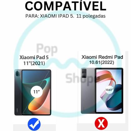 Imagem de Capa Tablet Resistente Transparente P/  Tablet Pad 5 11 Polegadas