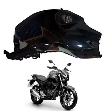 Imagem de Capa Tanque Direito Fazer Fz15 Abs 2023 2024  Preto Original Yamaha