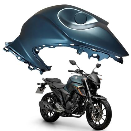 Imagem de Capa Tanque Direito Verde Fosco Fazer 250 Fz25 2024