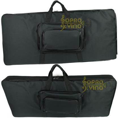 Imagem de Capa Teclado 5/8 Espumada Alça Costas Yamaha Casio Extra Luxo Protection Bags Preto
