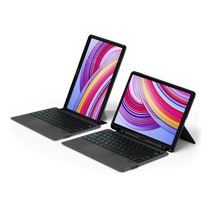 Imagem de Capa Teclado AJIUYU Magic Smart Cover Para Redmi Pad pro 12.1 Polegadas Com TouchPad E