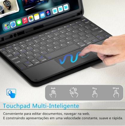 Imagem de Capa Teclado Bluetooth para Samsung Galaxy Tab S9 Plus / S9 FE Plus