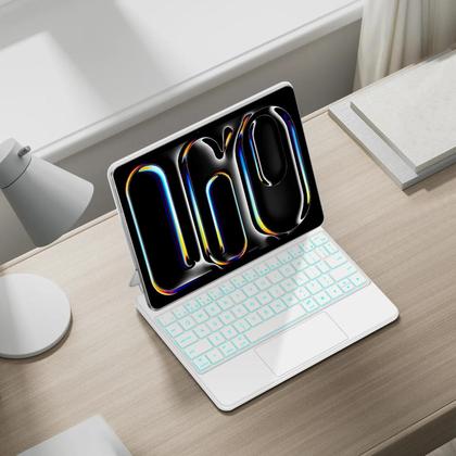 Imagem de Capa Teclado Mágico Retroiluminado Para iPad pro 11 13 M5 2025 Air 11 13 M3 M2 Smart Cover Folio