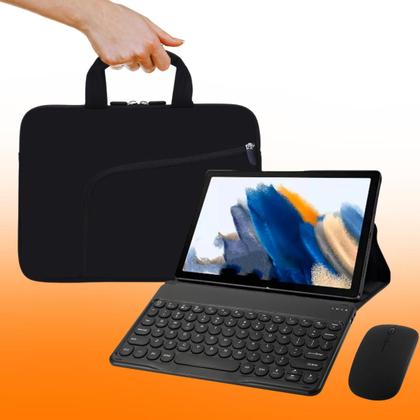 Imagem de Capa + Teclado + Mouse Bluetooth p/ Tablet Galaxy Tab A8 10.5 Polegadas