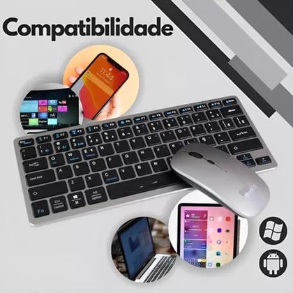 Imagem de Capa + Teclado + Mouse Para Galaxy Tablet S9 Fe Plus 12,4