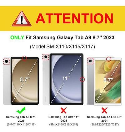 Imagem de Capa Teclado Samsung Galaxy Tab A9 X110 X115 8.7 polegadas