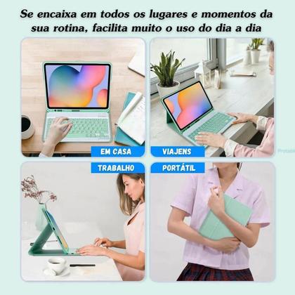 Imagem de Capa Teclado Samsung Tab S6 Lite 10.4 P619 P613 Preto