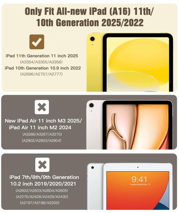 Imagem de Capa TiMovo para iPad 11ª geração 11 polegadas 2025/10ª geração 10,9 polegadas