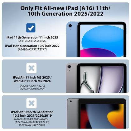 Imagem de Capa TiMovo para iPad 11ª geração de 11 polegadas e iPad 10ª geração de 10,9 polegadas