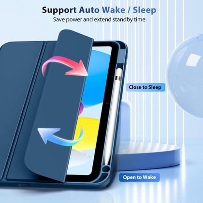 Imagem de Capa TiMovo para iPad (A16) 11ª geração de 11 polegadas com porta-lápis