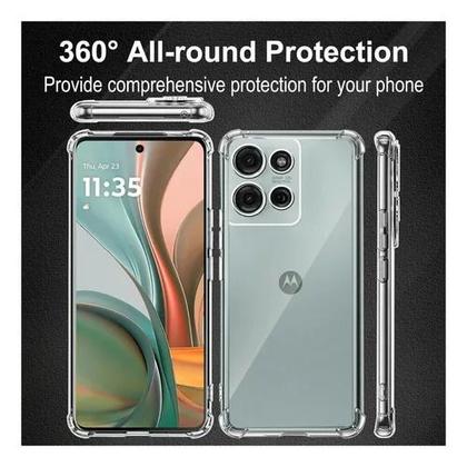 Imagem de Capa TPU Capinha Para Motorola Moto G56 5G Tela 6.7 Anti Impactos Transparente