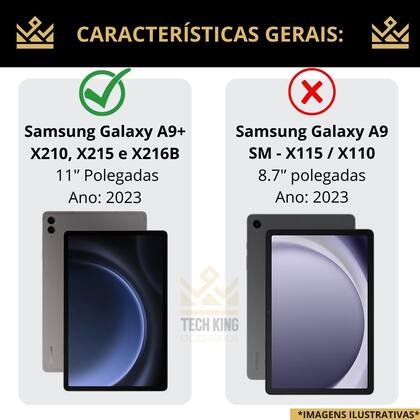 Imagem de Capa TPU slot pencil para Samsung Tab A9+ 11 X210 X215 X216B