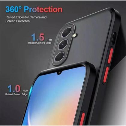 Imagem de Capa Translucida Fosca AntiImpacto Compatível Com Galaxy A54, A32, S20 FE, A16, S23, S22, A04E, A15, A50lA30S