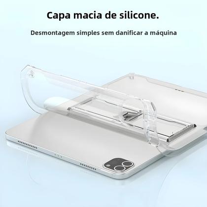 Imagem de Capa Transparente para iPad - Compatível com iPad Pro 11", Air 5/4, 10.2", 7ª/9ª Geração, Mini 6 e Outros