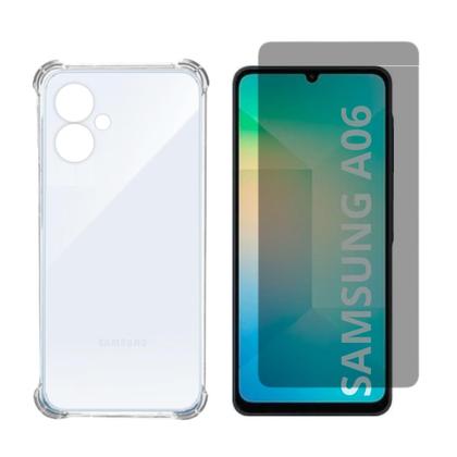 Imagem de Capa Transparente + Película Privativa Para Samsung A06