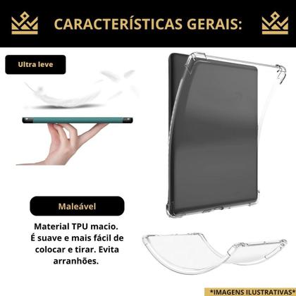 Imagem de Capa Traseira Silicone Transparente Para Kindle 6 - C2V2L2
