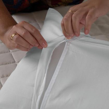 Imagem de Capa travesseiro de corpo fronha para xuxão em Algodão 180 fios percal com ziper 1,60 x 50cm varias cores