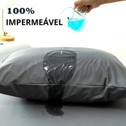 Imagem de Capa Travesseiro Impermeável Hospitalar C/ Ziper 50x70 Bagun