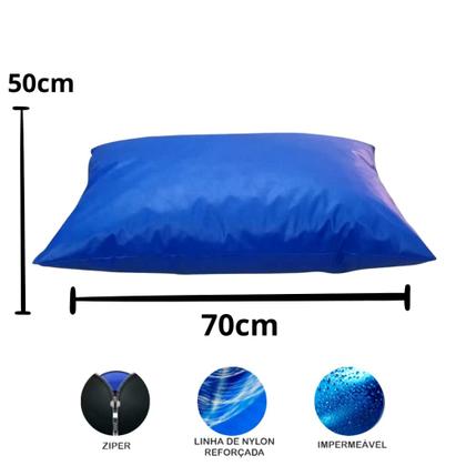 Imagem de Capa Travesseiro Impermeável Hospitalar C/ Ziper 50x70 Bagun