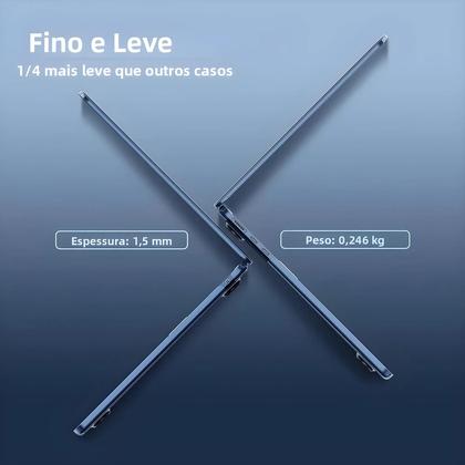 Imagem de Capa Ultra Fina Para MacBook Air De 13 Polegadas, Compatível Com M4 M3 M2 A3240 A3113 A2681