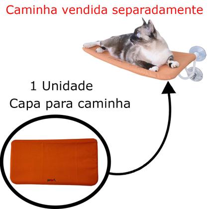 Imagem de Capa Unitária Para Cama De Janela Para Gatos Pets Caminha Suspensa Com Ventosa Abrigo Rede Toca Casa Redinha Casinha Brinquedo Petlon