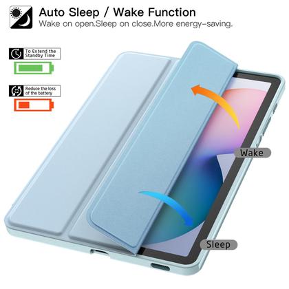 Capa ZtoTopCases para Samsung Galaxy Tab S6 Lite 10.4 azul claro