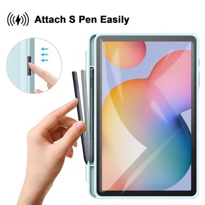 Capa ZtoTopCases para Samsung Galaxy Tab S6 Lite 10.4 azul claro