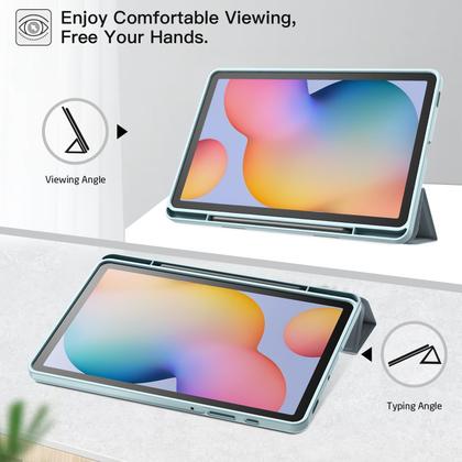 Capa ZtoTopCases para Samsung Galaxy Tab S6 Lite 10.4 azul claro