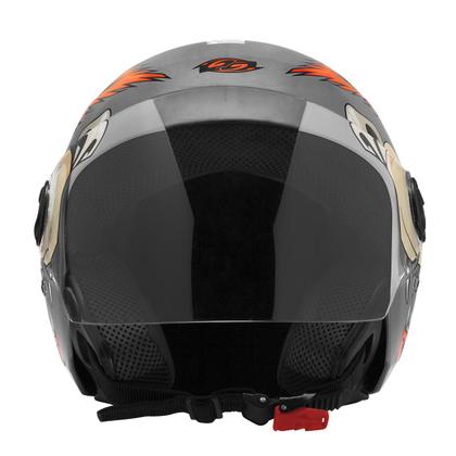 Imagem de Capacete Aberto Feminino Para Moto Coyote Papaléguas Cristal