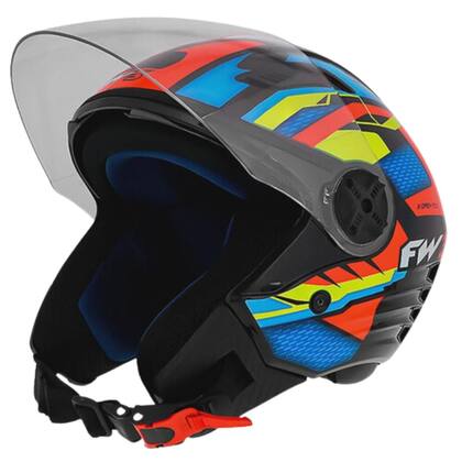 Imagem de Capacete Aberto FW3 Open Up Fox Novo Lançamento Masculino Feminino 