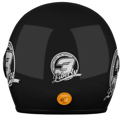 Imagem de Capacete Aberto Moto Liberty 3 Three Solid Masculino Feminino Confortável Segurança Acessórios Pro Tork