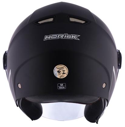 Imagem de Capacete Aberto Norisk Orion Monocolor Preto Fosco