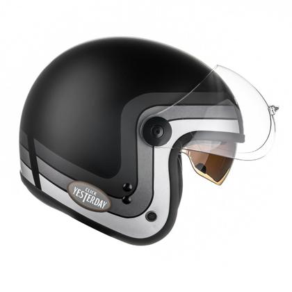 Imagem de Capacete Aberto Peels Click Yesterday Old School Novo Lançamento Com Óculos Interno 