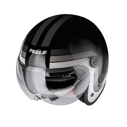 Imagem de Capacete Aberto Peels Click Yesterday Old School Novo Lançamento Com Óculos Interno 