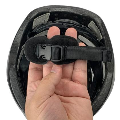 Imagem de Capacete Abus Macator Preto Bike Mtb Speed C/Viseira P