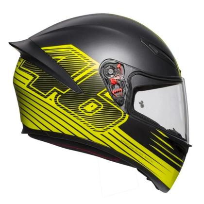Imagem de Capacete AGV K1 Edge 46 Black Yellow Flo