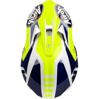 Imagem de Capacete Airoh Wraap Feel Yellow Blue Gloss